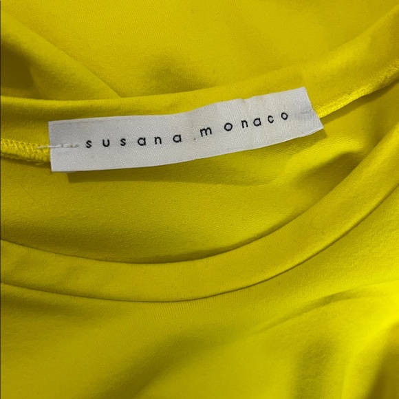 Susana Monaco Bright Yellow Dress - Picture 3 of 4